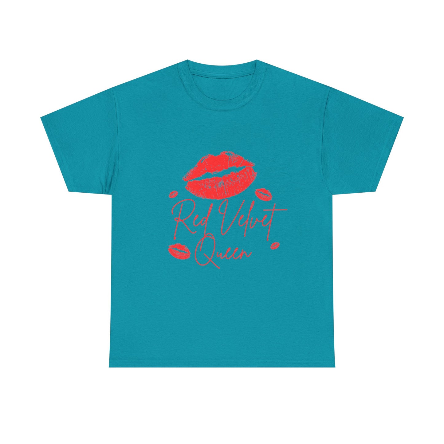 Red Velvet Queen Tee - Flirty Cotton T-Shirt for Her, Cute Gift for Girlfriends, Valentine's Day, Birthday, Casual Wear