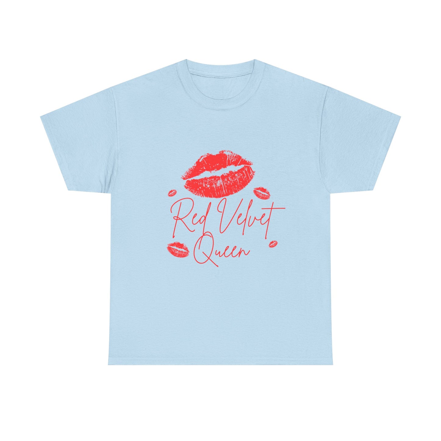 Red Velvet Queen Tee - Flirty Cotton T-Shirt for Her, Cute Gift for Girlfriends, Valentine's Day, Birthday, Casual Wear