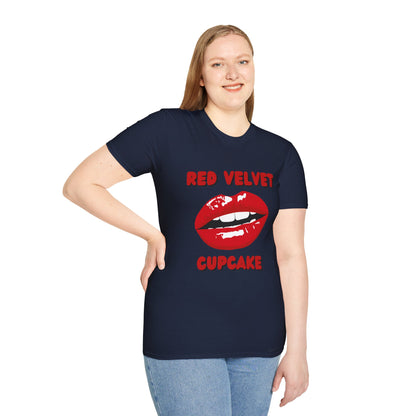 Red Velvet Cupcake T-Shirt, Unisex Graphic Tee, Funny Food Shirt, Birthday Gift, Dessert Lover Apparel, Baking Enthusiast Top