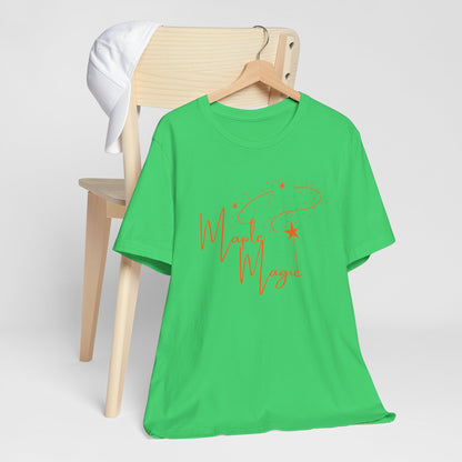 Maple Magic Unisex Tee, Cute Graphic Shirt, Fall Apparel, Seasonal Gift, Nature Lover T-Shirt, Cozy Vibes Fashion