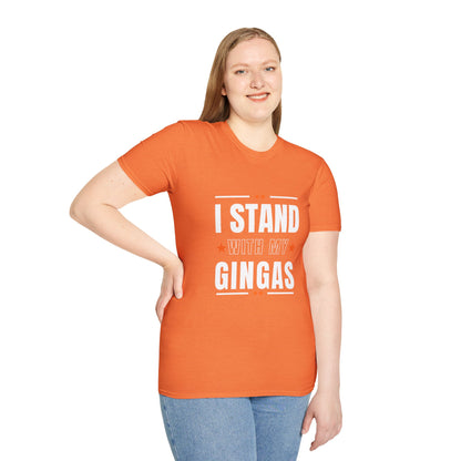 I Stand With My Gingas Unisex Softstyle T-Shirt | Bold Statement Tee, Casual Wear, Gift for Friends, Empowerment Apparel, Social [...]