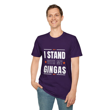 I Stand With My Gingas Unisex Softstyle T-Shirt | Bold Statement Tee, Casual Wear, Gift for Friends, Empowerment Apparel, Social [...]