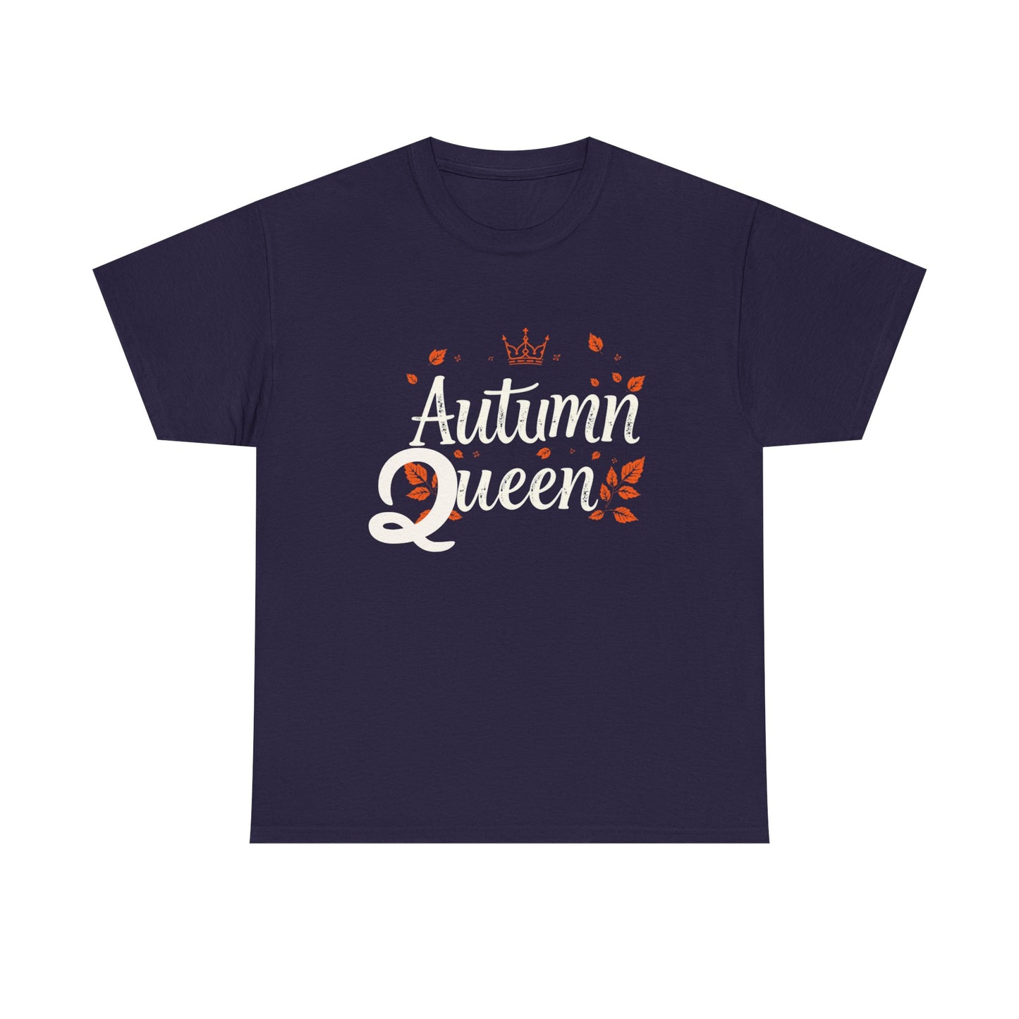 Autumn Queen Tee - Unisex Heavy Cotton T-Shirt, Fall Fashion, Seasonal Apparel, Gift for Her, Thanksgiving Style