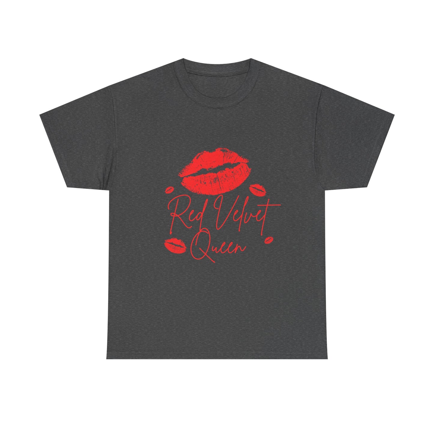 Red Velvet Queen Tee - Flirty Cotton T-Shirt for Her, Cute Gift for Girlfriends, Valentine's Day, Birthday, Casual Wear