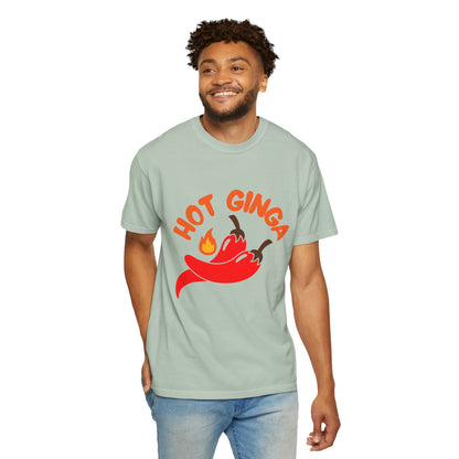Spicy Chili T-Shirt, Hot Ginga Tee, Casual Summer Top, Gift for Spice Lovers, Unisex Graphic Shirt, Trendy Streetwear