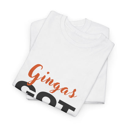 Gingas Got Range Unisex Heavy Cotton Tee, Funny Tee, Gift for Ginger Lovers, Casual Wear, Unique Statement Shirt