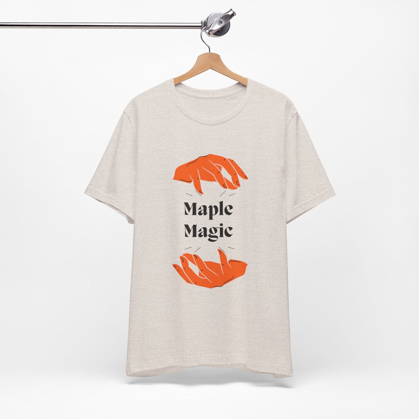 Maple Magic Unisex Tee - Cozy Casual Wear, Nature Lover Gift, Autumn Fashion, Eco-Friendly Style, Seasonal Celebration Top