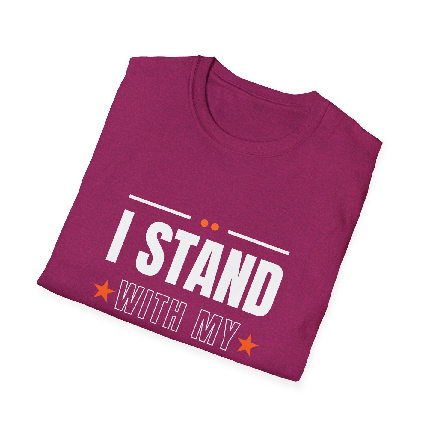 I Stand With My Gingas Unisex Softstyle T-Shirt | Bold Statement Tee, Casual Wear, Gift for Friends, Empowerment Apparel, Social [...]