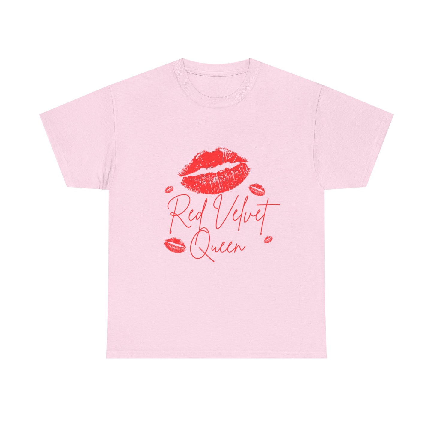 Red Velvet Queen Tee - Flirty Cotton T-Shirt for Her, Cute Gift for Girlfriends, Valentine's Day, Birthday, Casual Wear