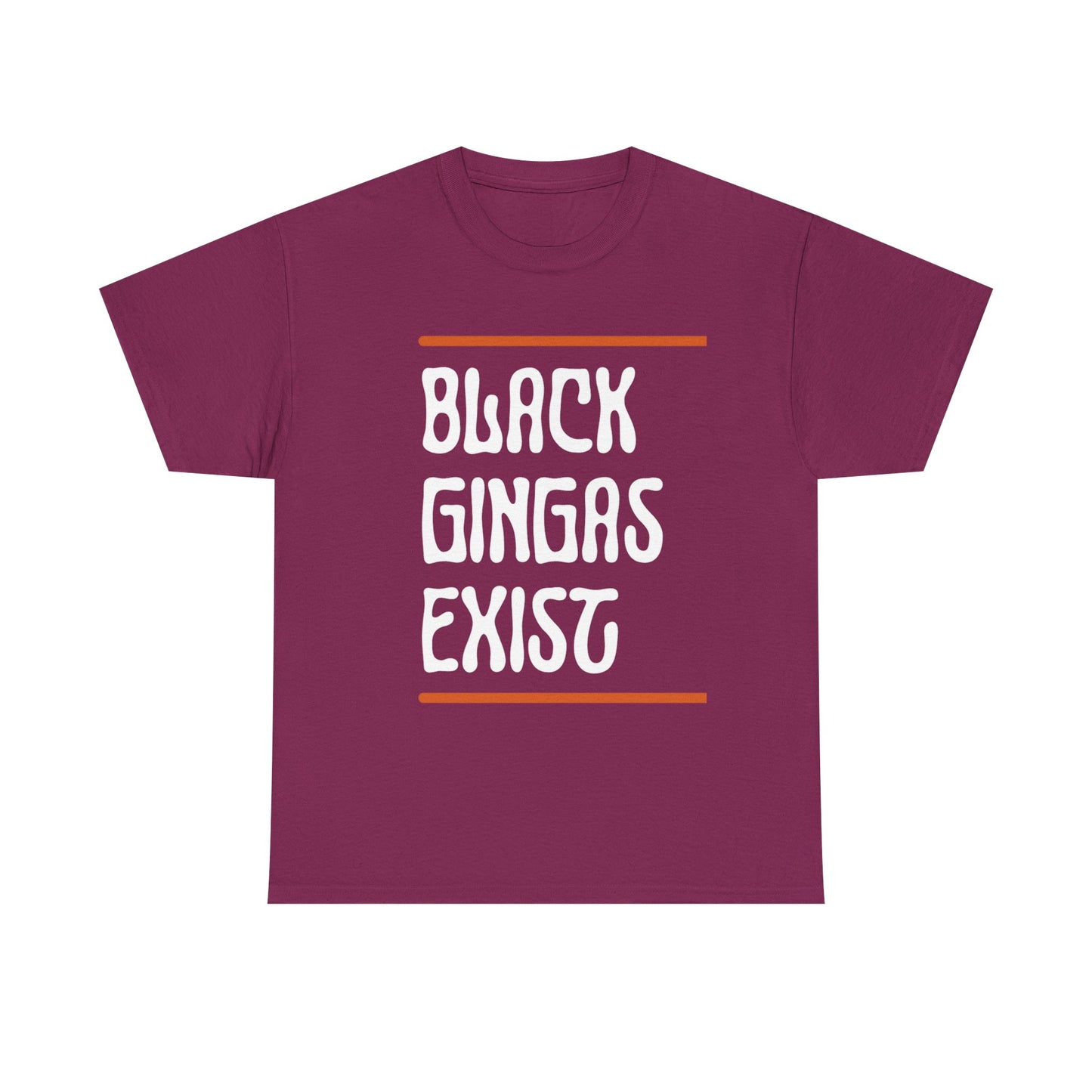 Bold Identity Unisex Tee, Statement Shirt, Gifting, Pride Apparel, Fun Casual Wear, Black Gingers Exist