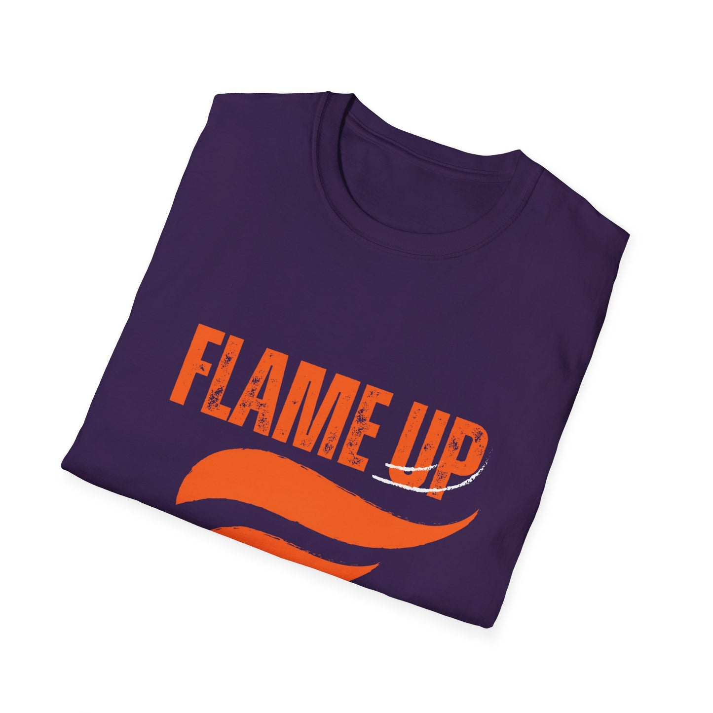 Flame Up Unisex Softstyle T-Shirt - Motivational Graphic Tee, Casual Wear, Workout Apparel, Gift for Fitness Enthusiasts, Bold [...]