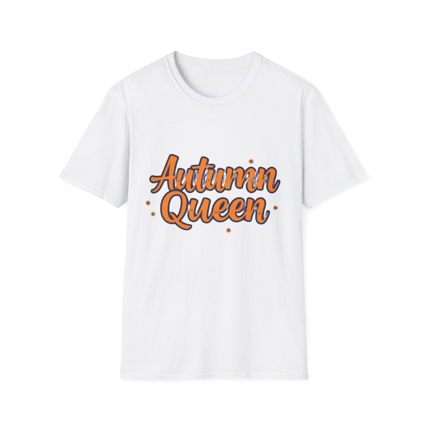 Autumn Queen Unisex Softstyle T-Shirt, Cozy Fall Tee, Gift for Autumn Lover, Seasonal Fashion, Thanksgiving Celebration Top