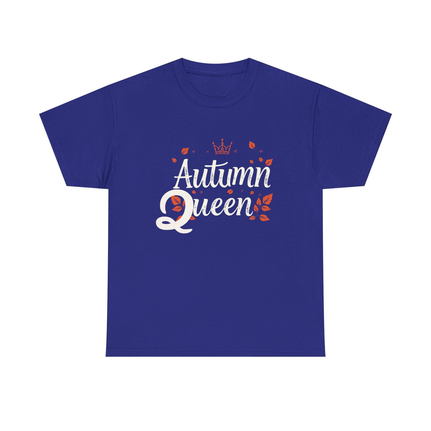 Autumn Queen Tee - Unisex Heavy Cotton T-Shirt, Fall Fashion, Seasonal Apparel, Gift for Her, Thanksgiving Style