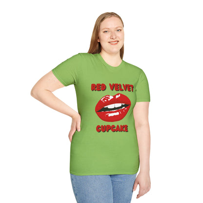 Red Velvet Cupcake T-Shirt, Unisex Graphic Tee, Funny Food Shirt, Birthday Gift, Dessert Lover Apparel, Baking Enthusiast Top