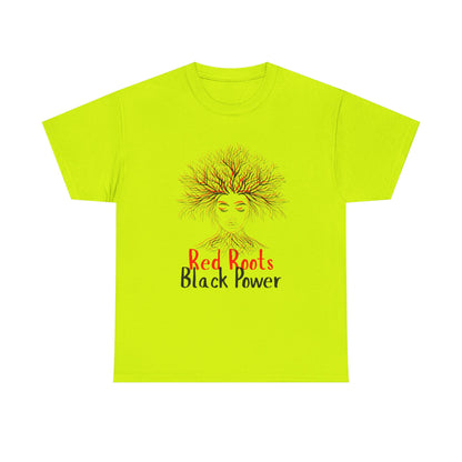 Empowering Black Roots Tee, Unisex Heavy Cotton Tee, Black Power Shirt, Afrocentric Apparel, Gift for Activists, Celebration of Culture