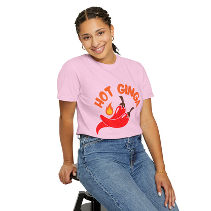 Spicy Chili T-Shirt, Hot Ginga Tee, Casual Summer Top, Gift for Spice Lovers, Unisex Graphic Shirt, Trendy Streetwear