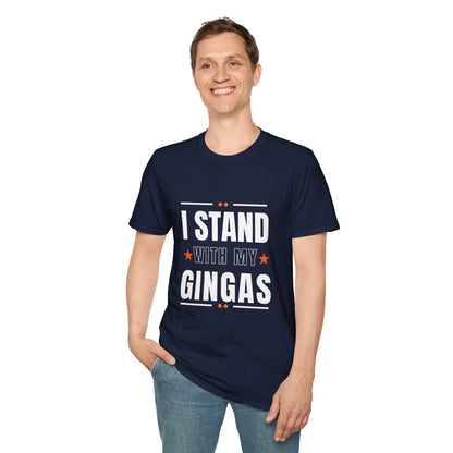 I Stand With My Gingas Unisex Softstyle T-Shirt | Bold Statement Tee, Casual Wear, Gift for Friends, Empowerment Apparel, Social [...]