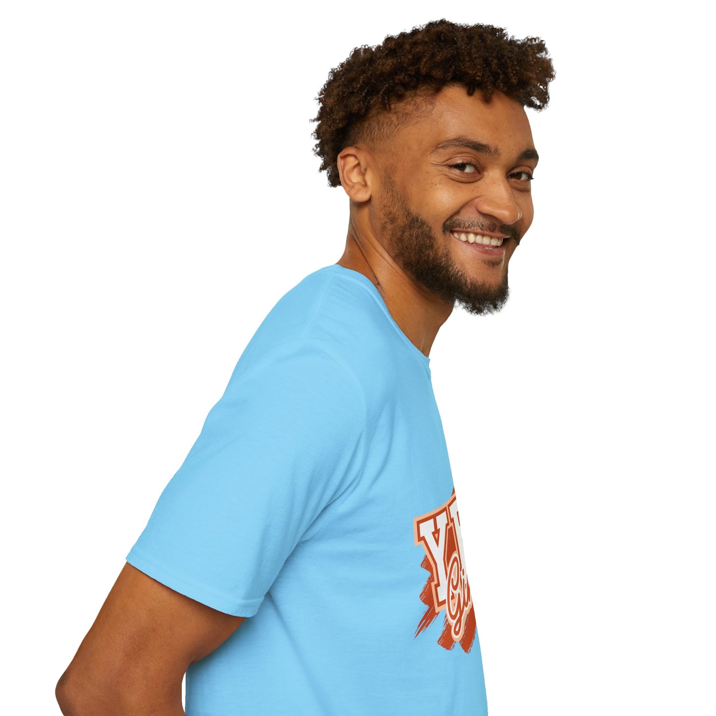 YES GINGAS! Unisex Softstyle T-Shirt, Funny Graphic Tee, Casual Wear, Gift for Friends, Everyday Comfort, Unique Statement Shirt