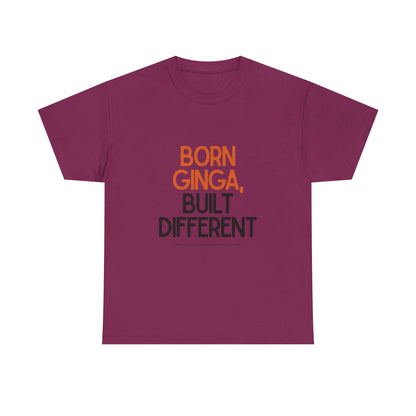 Born Ginga Unisex Heavy Cotton Tee - Celebrate Uniqueness, Casual Wear, Gift for Friends, Everyday Comfort, Statement T-Shirt