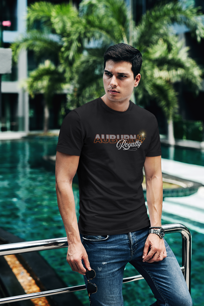 Auburn Royalty Unisex Heavy Cotton Tee, Casual Wear, Sports Apparel, College Spirit Gear, Gift for Fans, Everyday Comfort