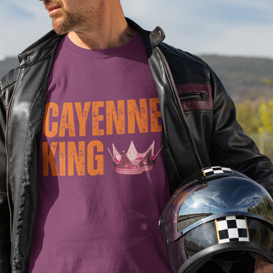 Cayenne King Cotton Tee | Unisex Graphic T-Shirt, Casual Wear, Birthday Gift, Affordable Fashion, Everyday Comfort