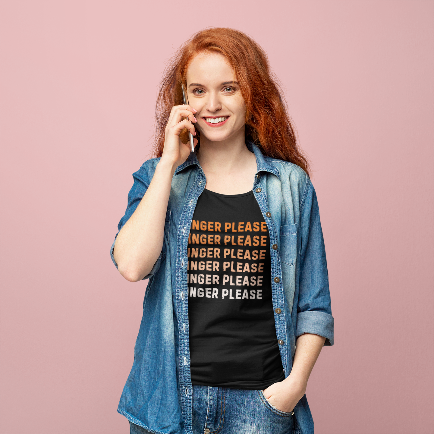 Ginger Please Unisex Softstyle T-Shirt, Funny Graphic Tee, Gift for Ginger Lovers, Casual Wear, Summer Fashion, Statement Shirt