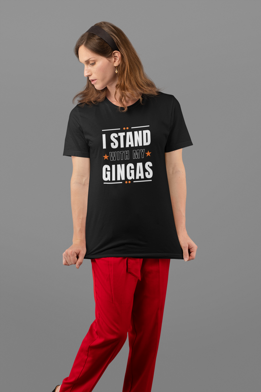 I Stand With My Gingas Unisex Softstyle T-Shirt | Bold Statement Tee, Casual Wear, Gift for Friends, Empowerment Apparel, Social [...]