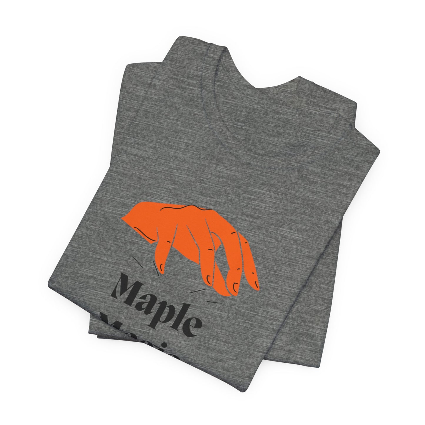 Maple Magic Unisex Tee - Cozy Casual Wear, Nature Lover Gift, Autumn Fashion, Eco-Friendly Style, Seasonal Celebration Top