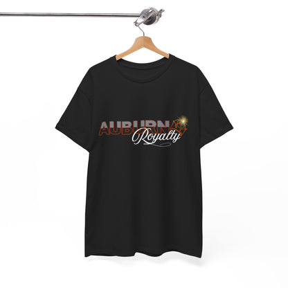 Auburn Royalty Unisex Heavy Cotton Tee, Casual Wear, Sports Apparel, College Spirit Gear, Gift for Fans, Everyday Comfort