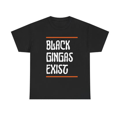 Bold Identity Unisex Tee, Statement Shirt, Gifting, Pride Apparel, Fun Casual Wear, Black Gingers Exist
