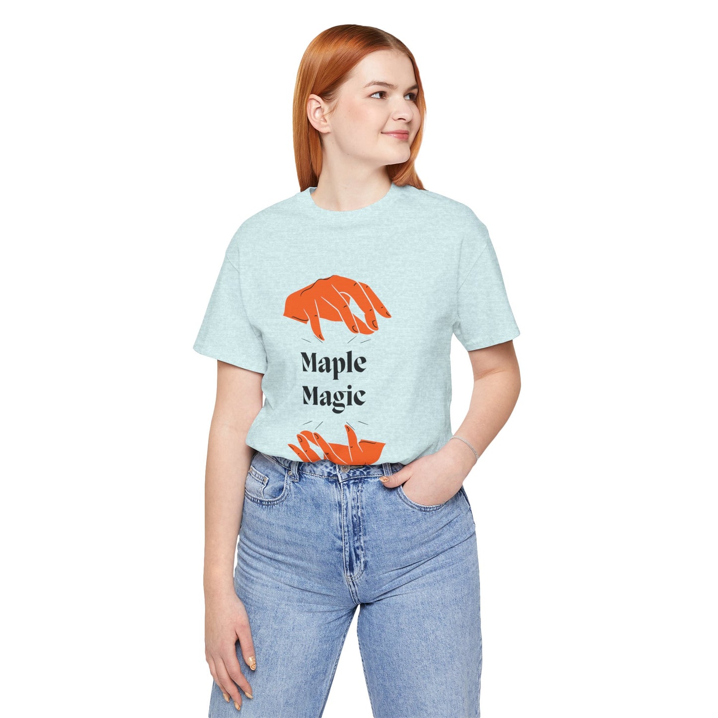 Maple Magic Unisex Tee - Cozy Casual Wear, Nature Lover Gift, Autumn Fashion, Eco-Friendly Style, Seasonal Celebration Top