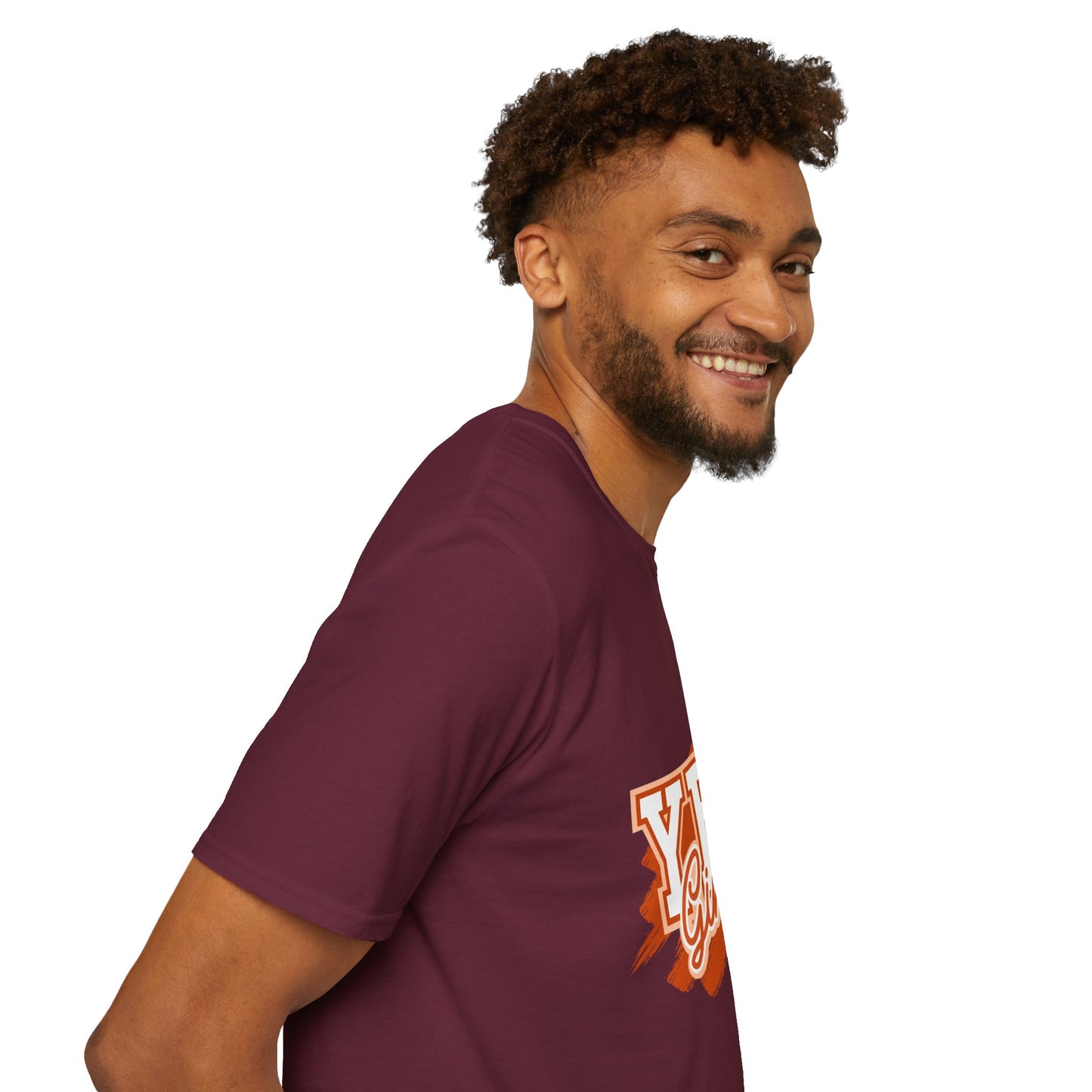 YES GINGAS! Unisex Softstyle T-Shirt, Funny Graphic Tee, Casual Wear, Gift for Friends, Everyday Comfort, Unique Statement Shirt