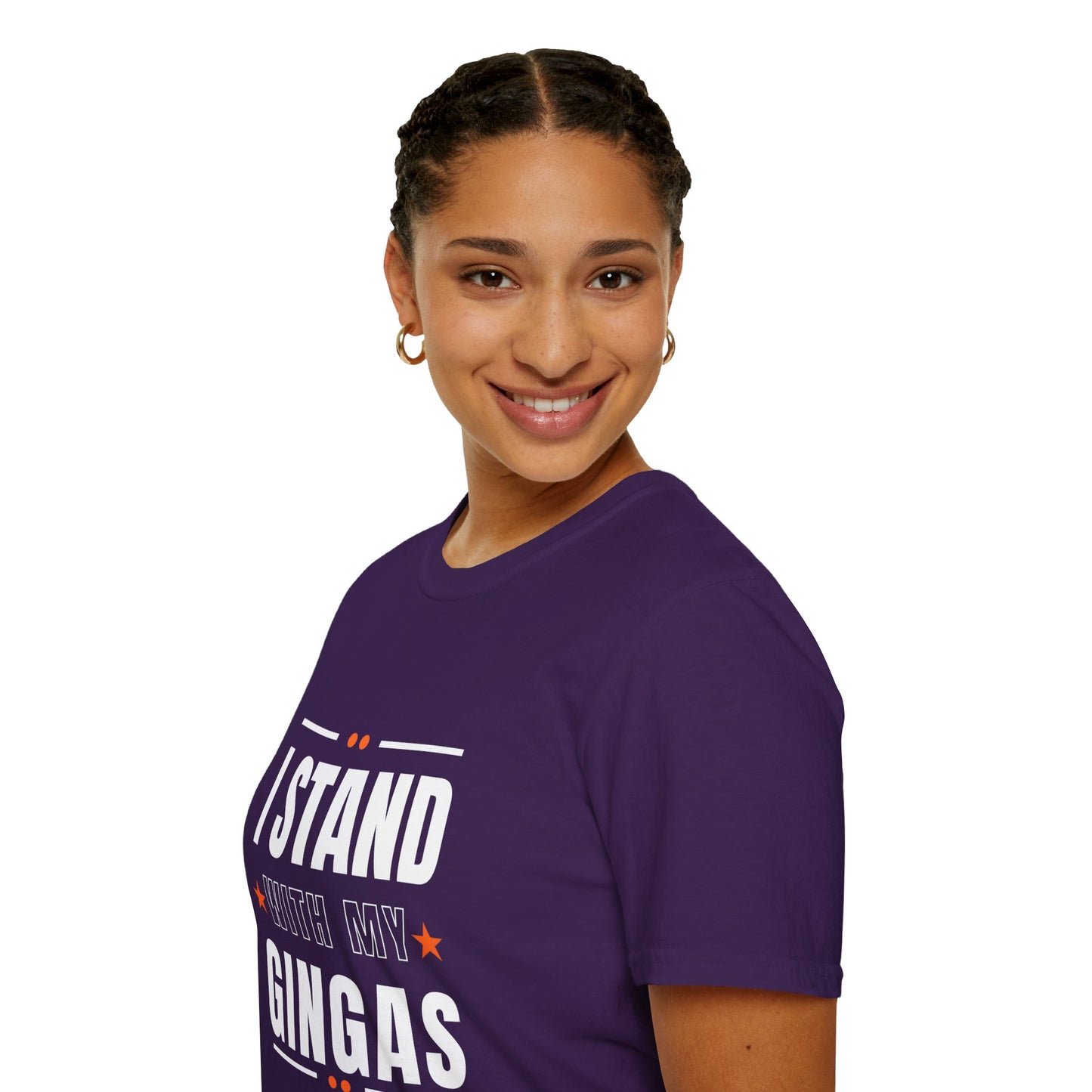 I Stand With My Gingas Unisex Softstyle T-Shirt | Bold Statement Tee, Casual Wear, Gift for Friends, Empowerment Apparel, Social [...]