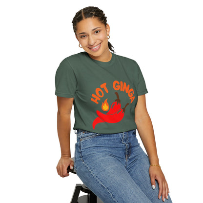 Spicy Chili T-Shirt, Hot Ginga Tee, Casual Summer Top, Gift for Spice Lovers, Unisex Graphic Shirt, Trendy Streetwear