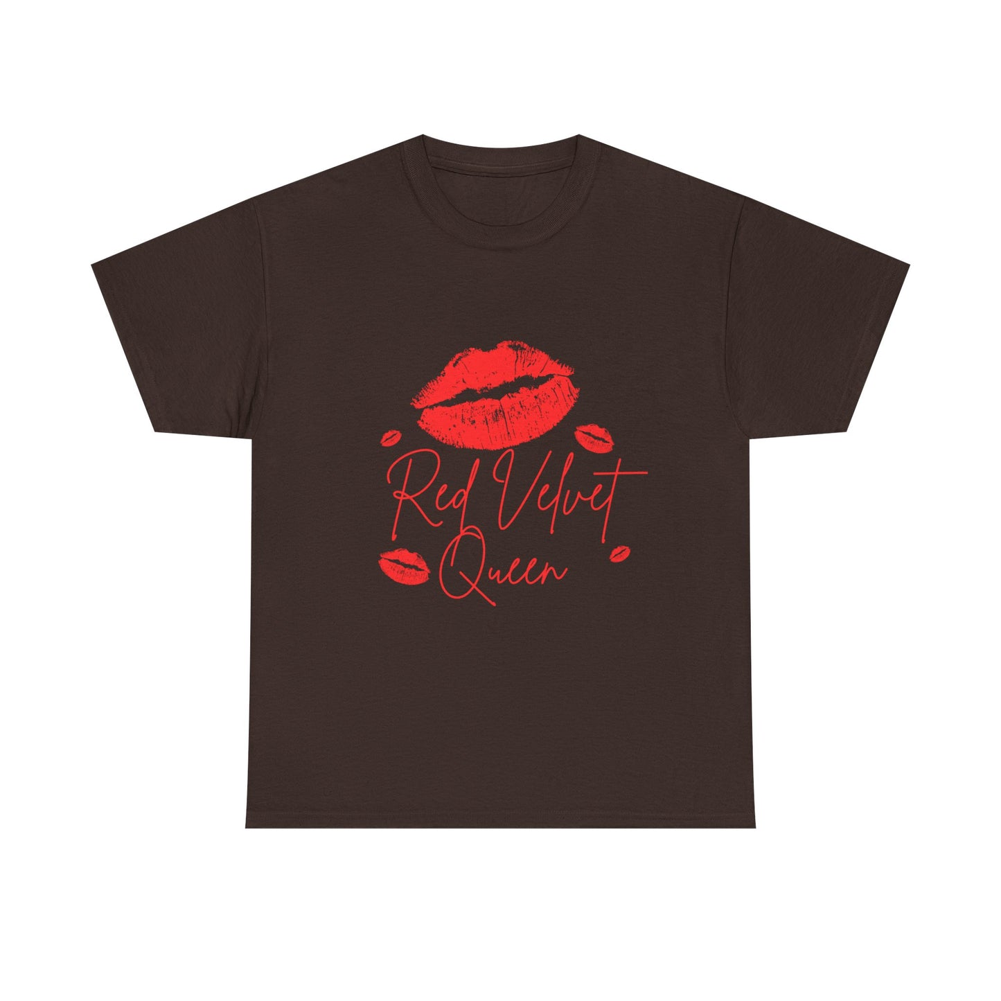 Red Velvet Queen Tee - Flirty Cotton T-Shirt for Her, Cute Gift for Girlfriends, Valentine's Day, Birthday, Casual Wear