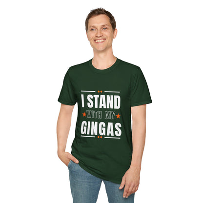 I Stand With My Gingas Unisex Softstyle T-Shirt | Bold Statement Tee, Casual Wear, Gift for Friends, Empowerment Apparel, Social [...]