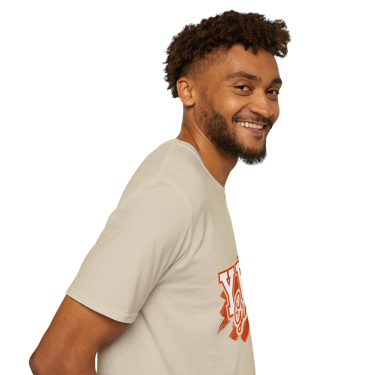 YES GINGAS! Unisex Softstyle T-Shirt, Funny Graphic Tee, Casual Wear, Gift for Friends, Everyday Comfort, Unique Statement Shirt