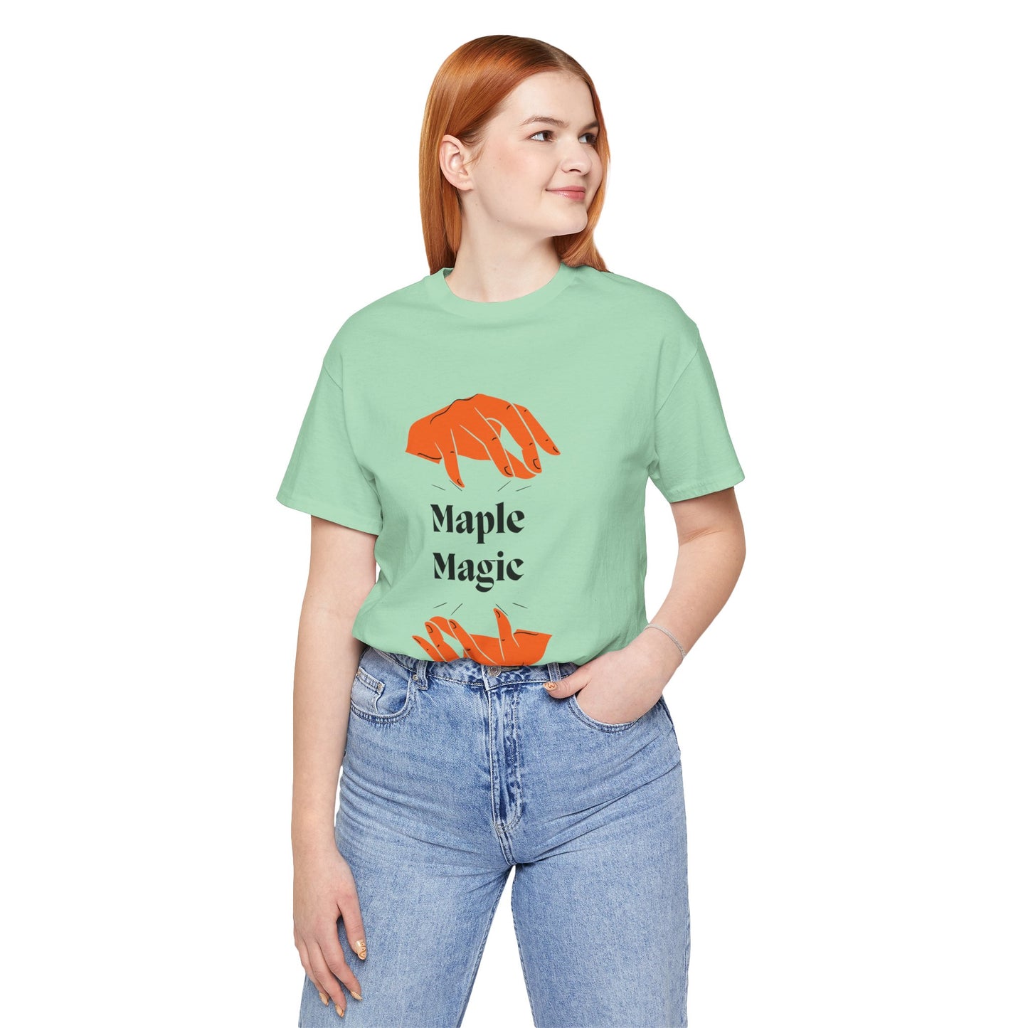 Maple Magic Unisex Tee - Cozy Casual Wear, Nature Lover Gift, Autumn Fashion, Eco-Friendly Style, Seasonal Celebration Top