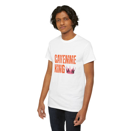 Cayenne King Cotton Tee | Unisex Graphic T-Shirt, Casual Wear, Birthday Gift, Affordable Fashion, Everyday Comfort