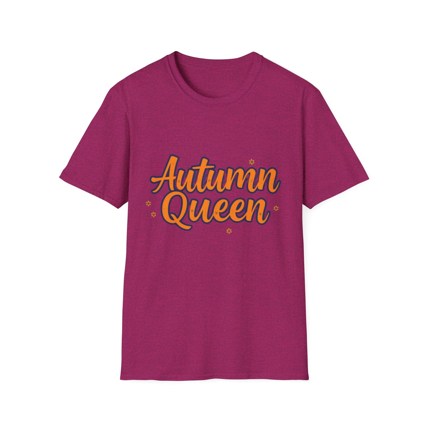 Autumn Queen Unisex Softstyle T-Shirt, Cozy Fall Tee, Gift for Autumn Lover, Seasonal Fashion, Thanksgiving Celebration Top