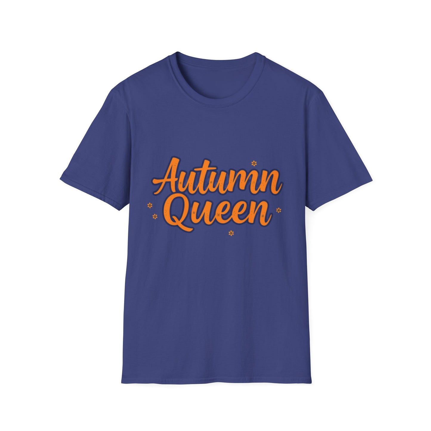 Autumn Queen Unisex Softstyle T-Shirt, Cozy Fall Tee, Gift for Autumn Lover, Seasonal Fashion, Thanksgiving Celebration Top