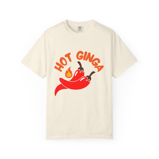 Spicy Chili T-Shirt, Hot Ginga Tee, Casual Summer Top, Gift for Spice Lovers, Unisex Graphic Shirt, Trendy Streetwear
