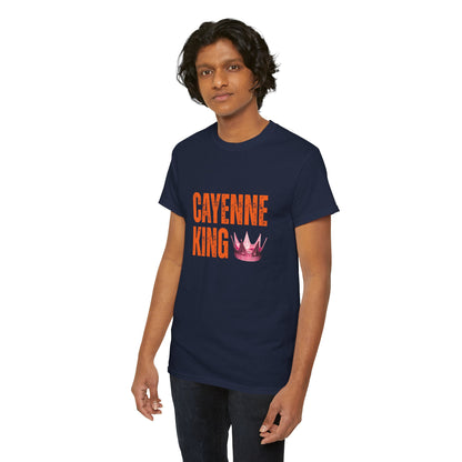 Cayenne King Cotton Tee | Unisex Graphic T-Shirt, Casual Wear, Birthday Gift, Affordable Fashion, Everyday Comfort