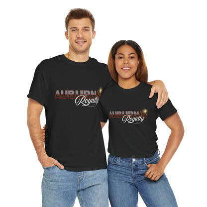 Auburn Royalty Unisex Heavy Cotton Tee, Casual Wear, Sports Apparel, College Spirit Gear, Gift for Fans, Everyday Comfort