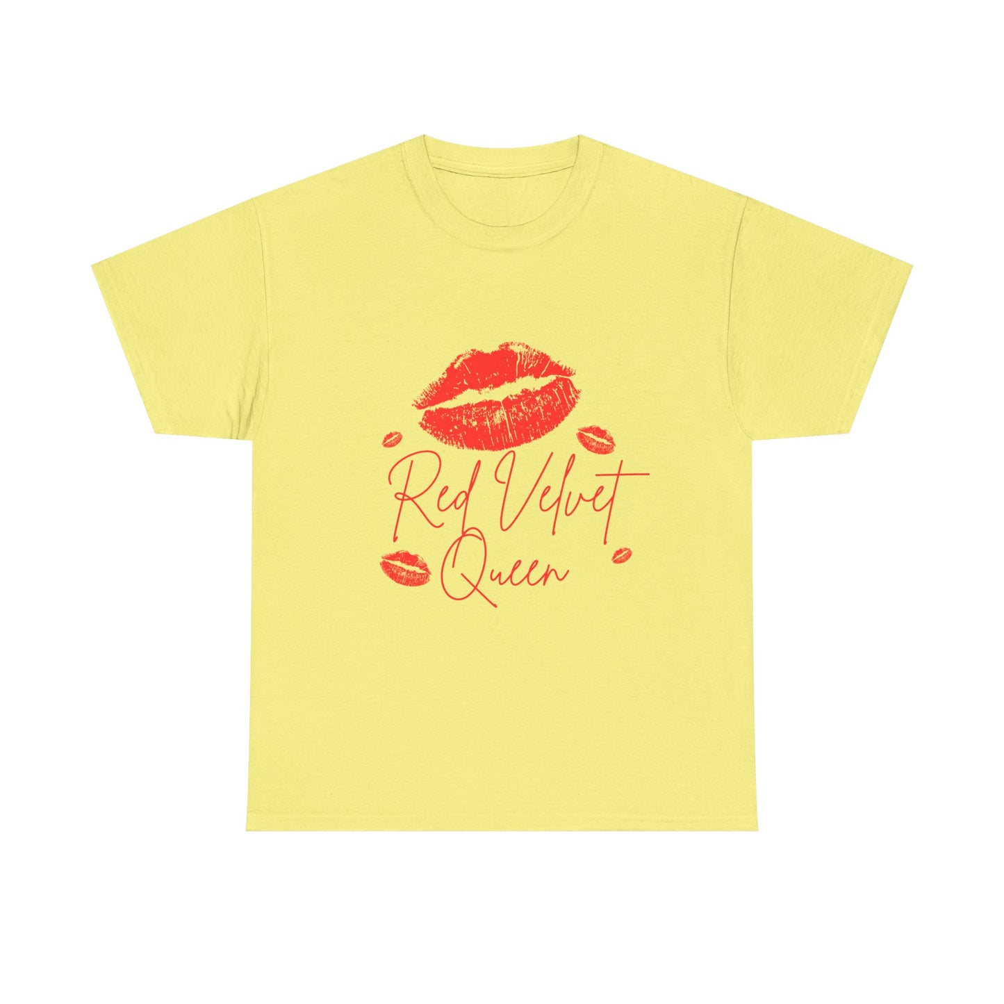 Red Velvet Queen Tee - Flirty Cotton T-Shirt for Her, Cute Gift for Girlfriends, Valentine's Day, Birthday, Casual Wear