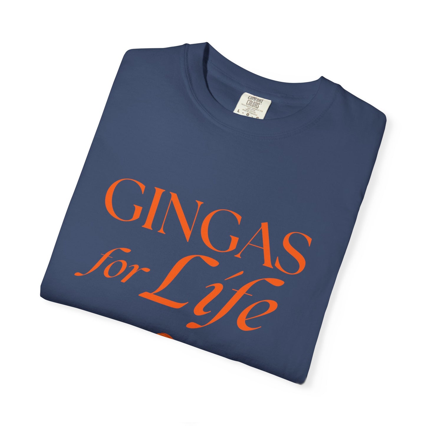 Gingas for Life T-Shirt, Fun T-Shirt for Redheads, Unisex Gift for Friends, Casual Wear, Celebration Tee