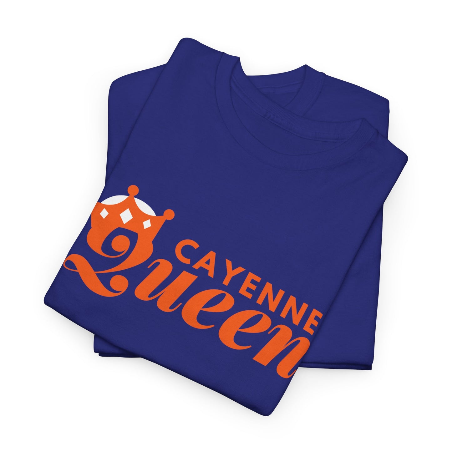 Cayenne Queen Unisex Heavy Cotton Tee, Casual Wear, Gift for Her, Birthday Shirt, Fun Quote Tee, Soft Cotton Top