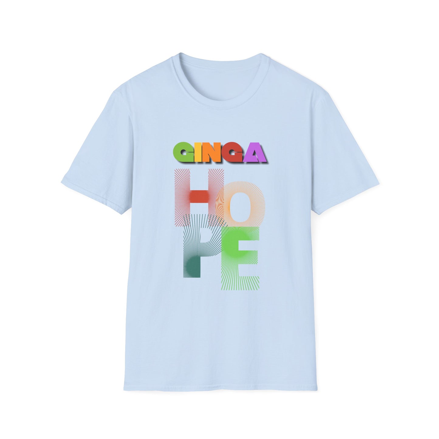Colorful Hope Unisex T-Shirt, Inspirational Gift, Positive Message Tee, Casual Wear, Self-Care Apparel