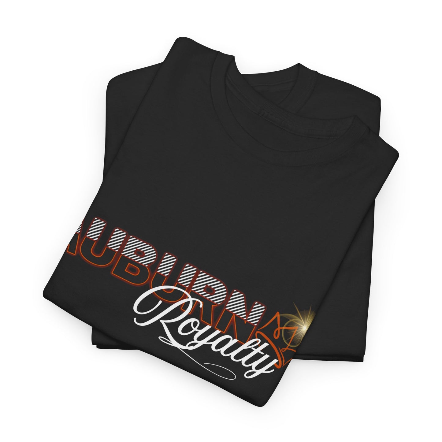 Auburn Royalty Unisex Heavy Cotton Tee, Casual Wear, Sports Apparel, College Spirit Gear, Gift for Fans, Everyday Comfort