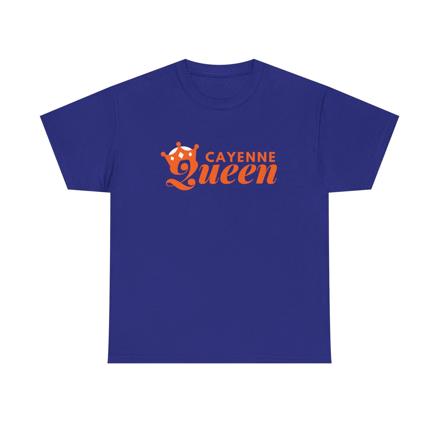 Cayenne Queen Unisex Heavy Cotton Tee, Casual Wear, Gift for Her, Birthday Shirt, Fun Quote Tee, Soft Cotton Top